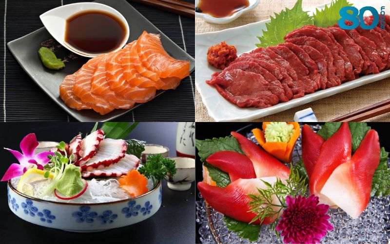 Các loại sashimi phổ biến hiện nay 